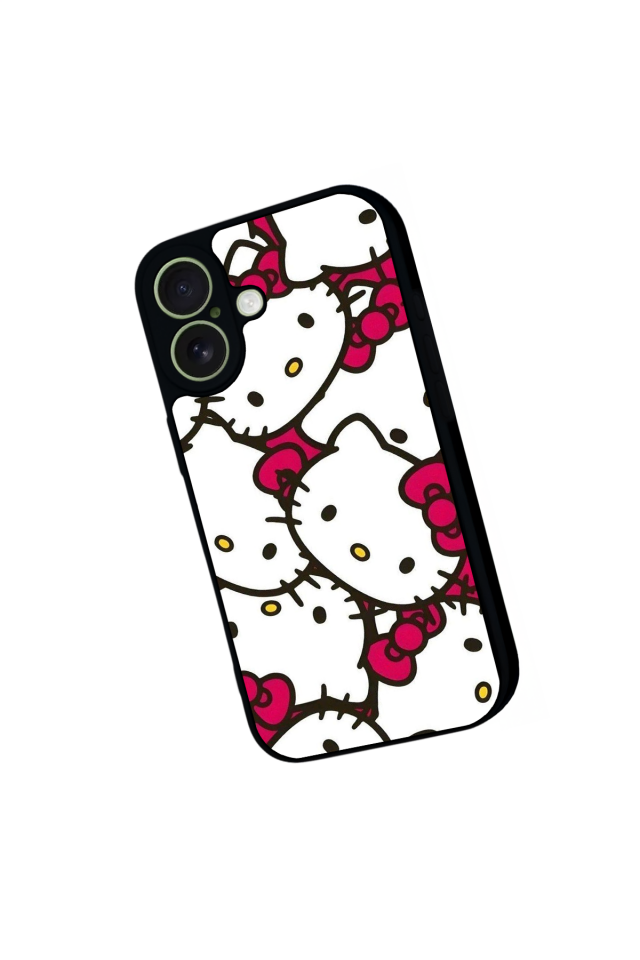 iPhone 17 Uyumlu HelloKitty Tasarımlı Glossy Premium Kılıf