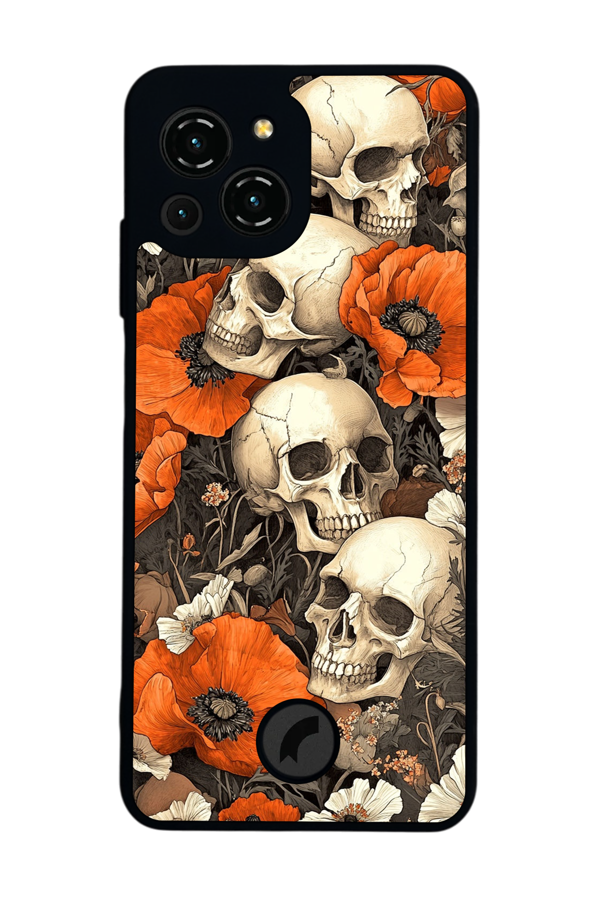 Reeder S23 Pro Max Uyumlu KuruKafa Tasarımlı Glossy Premium Kılıf