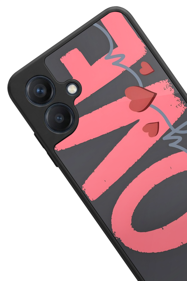 Samsung Galaxy A07 Uyumlu Love Tasarımlı Glossy Premium Kılıf