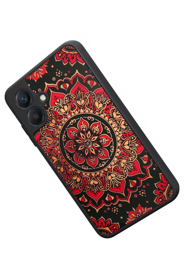 Samsung Galaxy A07 Uyumlu Mandala Tasarımlı Glossy Premium Kılıf