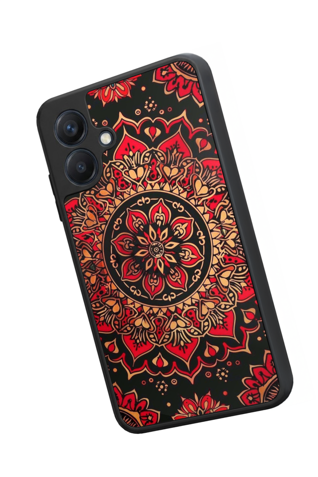 Samsung Galaxy A07 Uyumlu Mandala Tasarımlı Glossy Premium Kılıf