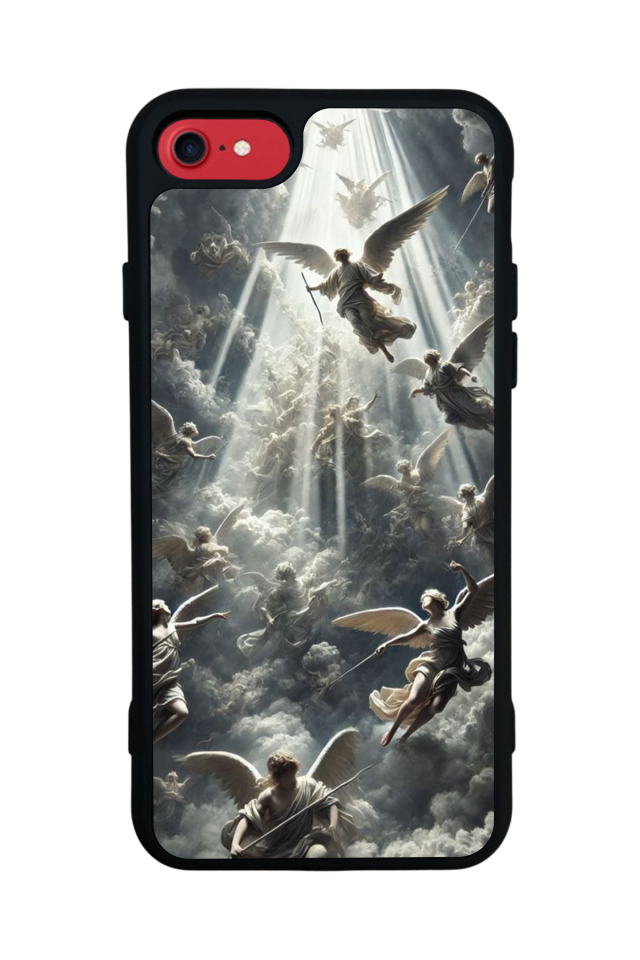 iPhone 7 Uyumlu Melek Tasarımlı Glossy Premium Kılıf