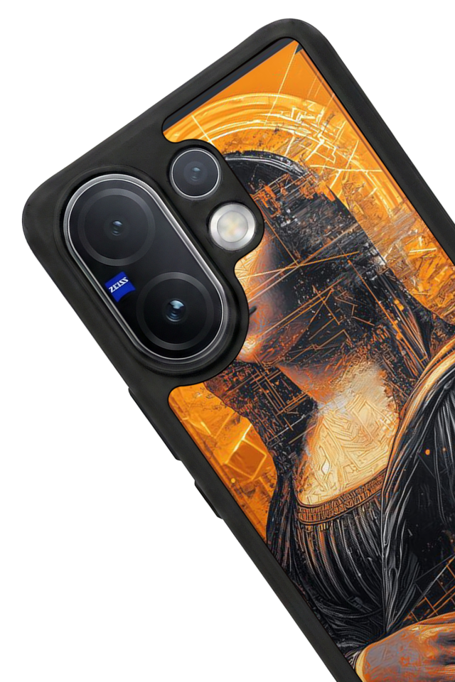 Vivo V60 Uyumlu Monalisa Tasarımlı Glossy Premium Kılıf