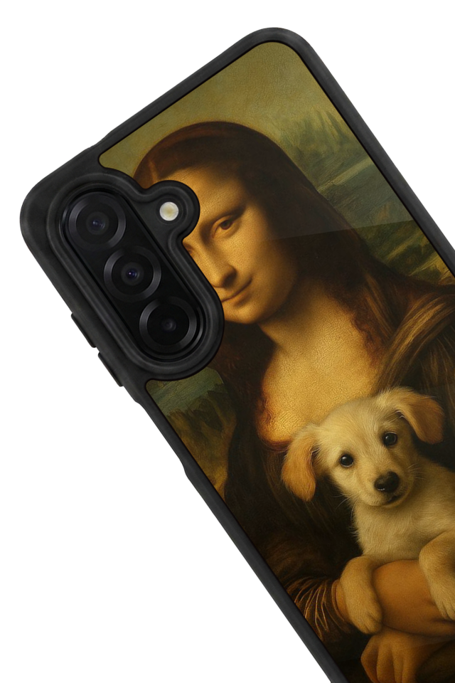 Samsung Galaxy A56 Uyumlu Monalisa Tasarımlı Glossy Premium Kılıf