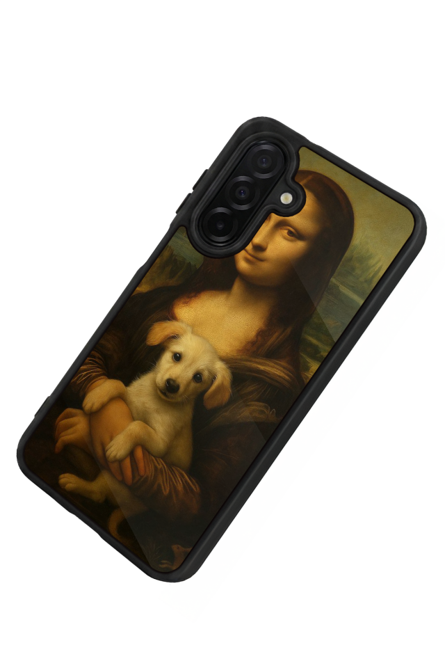 Samsung Galaxy A56 Uyumlu Monalisa Tasarımlı Glossy Premium Kılıf