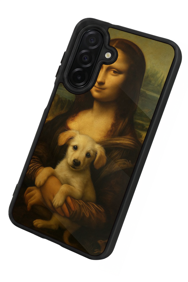 Samsung Galaxy A56 Uyumlu Monalisa Tasarımlı Glossy Premium Kılıf