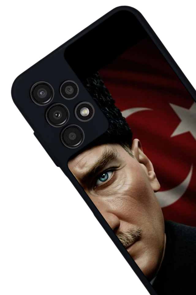 Samsung Galaxy A23 Uyumlu Mustafa Kemal Ataturk Tasarımlı Glossy Premium Kılıf