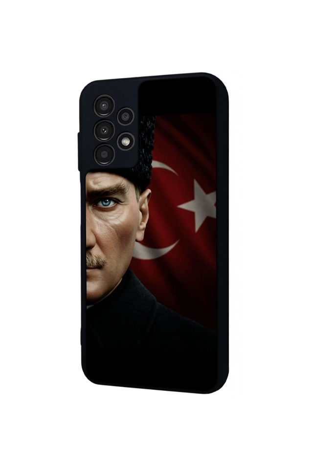 Samsung Galaxy A23 Uyumlu Mustafa Kemal Ataturk Tasarımlı Glossy Premium Kılıf