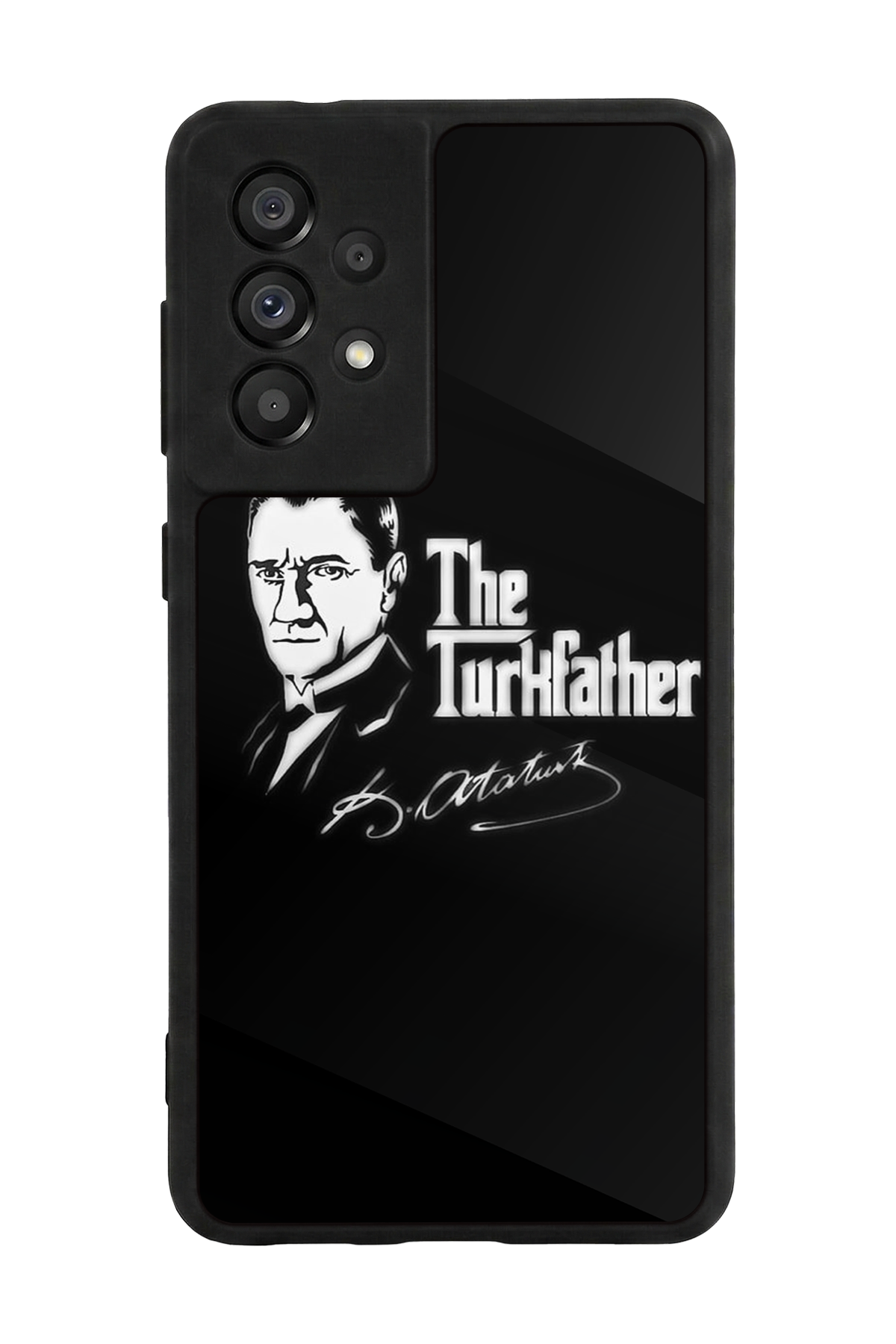 Samsung Galaxy A73 Uyumlu Mustafa Kemal Ataturk Tasarımlı Glossy Premium Kılıf