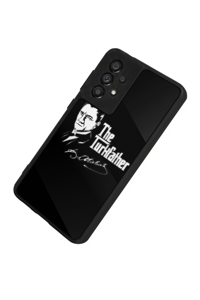 Samsung Galaxy A73 Uyumlu Mustafa Kemal Ataturk Tasarımlı Glossy Premium Kılıf