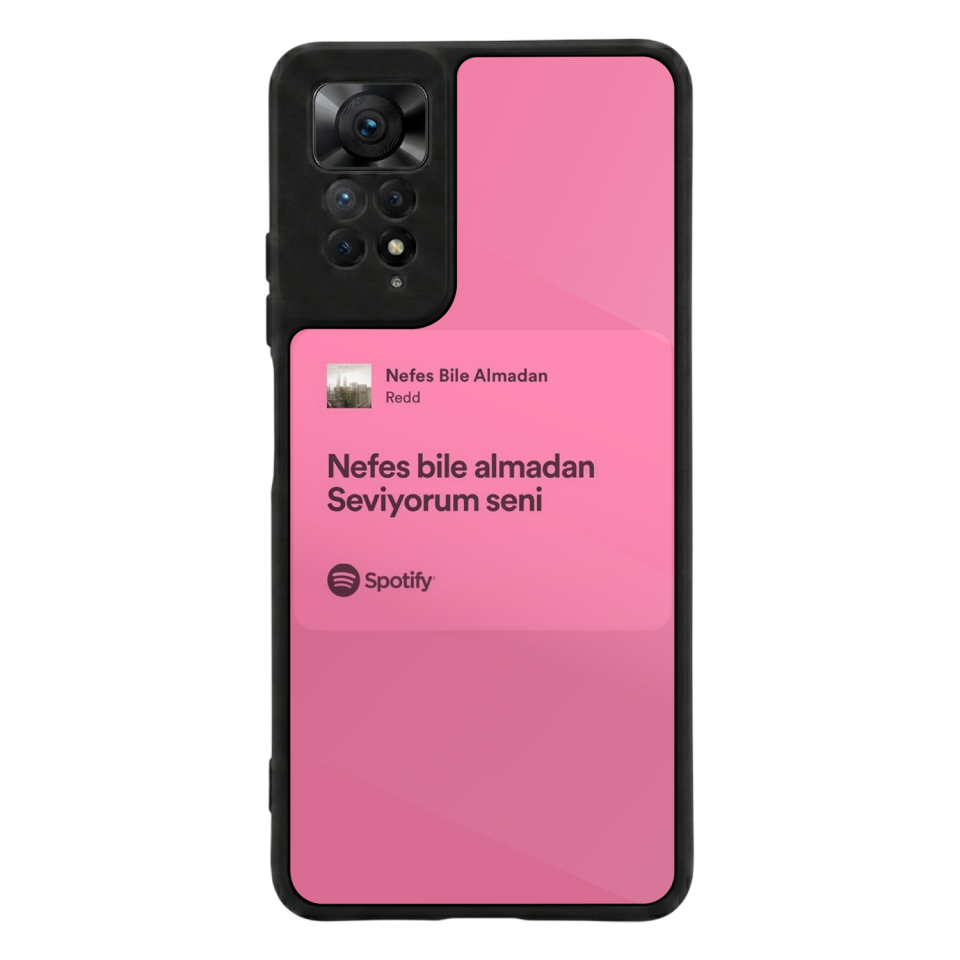 Xiaomi Redmi Note 12 Pro Uyumlu Sarki Sozleri Tasarımlı Glossy Premium Kılıf