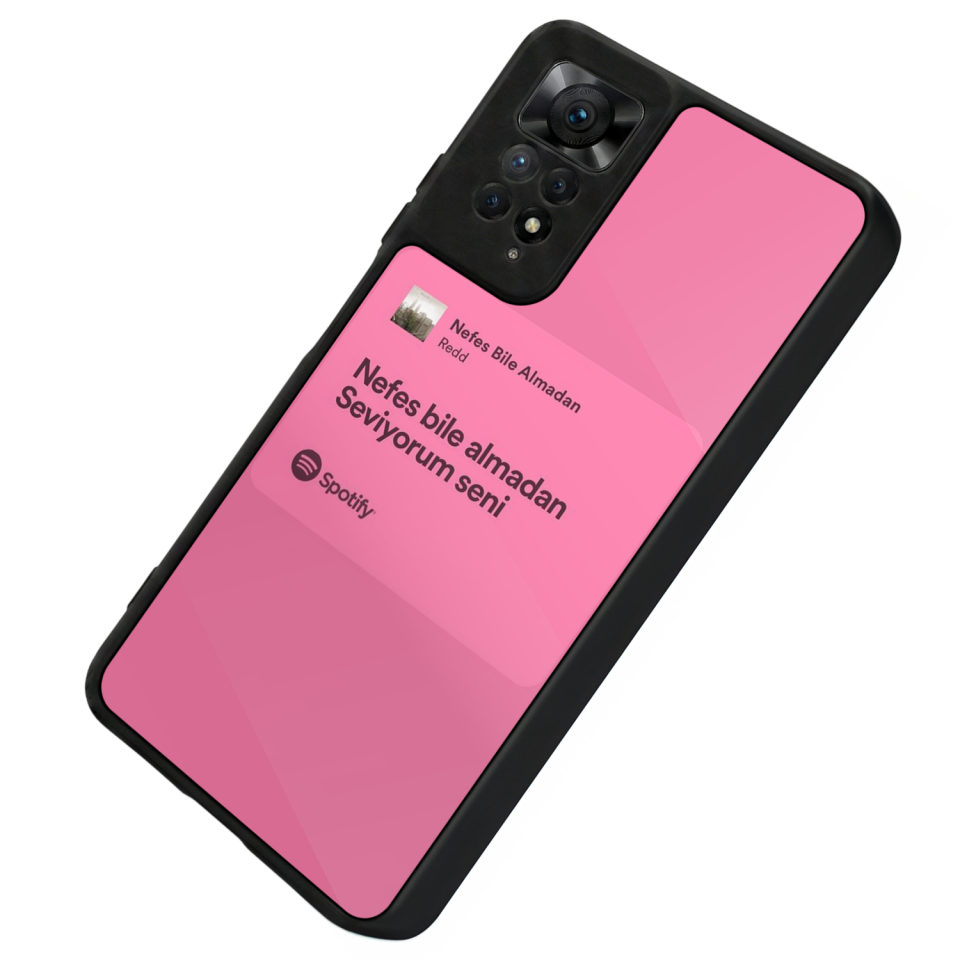 Xiaomi Redmi Note 12 Pro Uyumlu Sarki Sozleri Tasarımlı Glossy Premium Kılıf