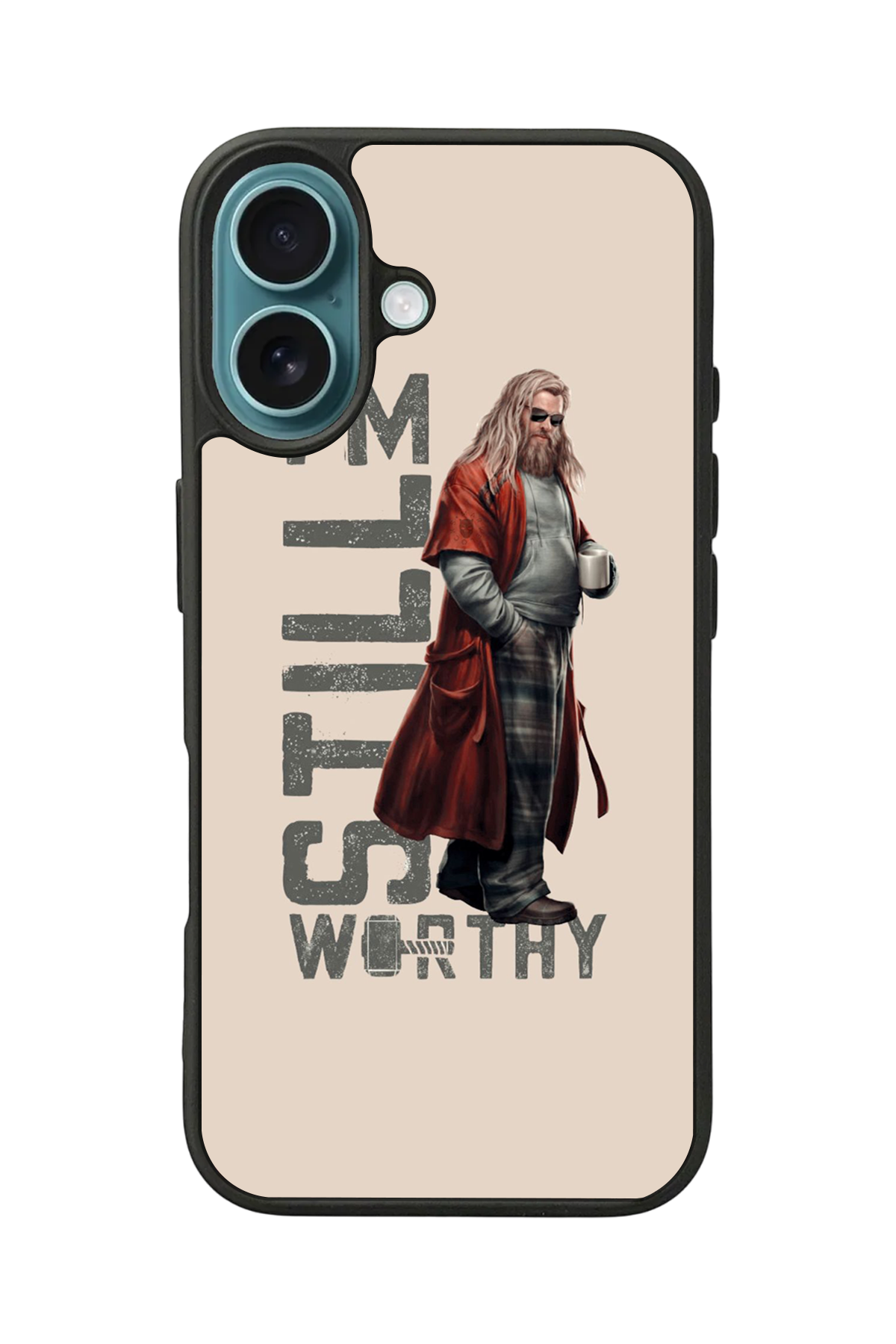 iPhone 16 Uyumlu Thor Tasarımlı Glossy Premium Kılıf