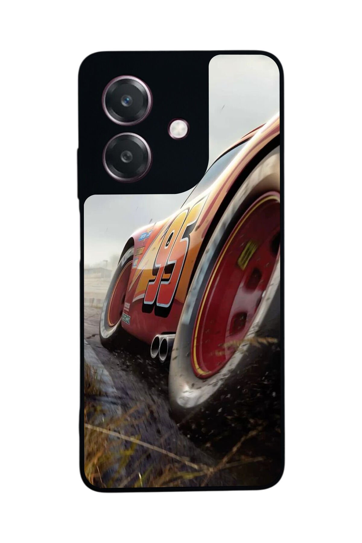 Oppo A3 5G Uyumlu Şimsek McQueen Tasarımlı Glossy Premium Kılıf
