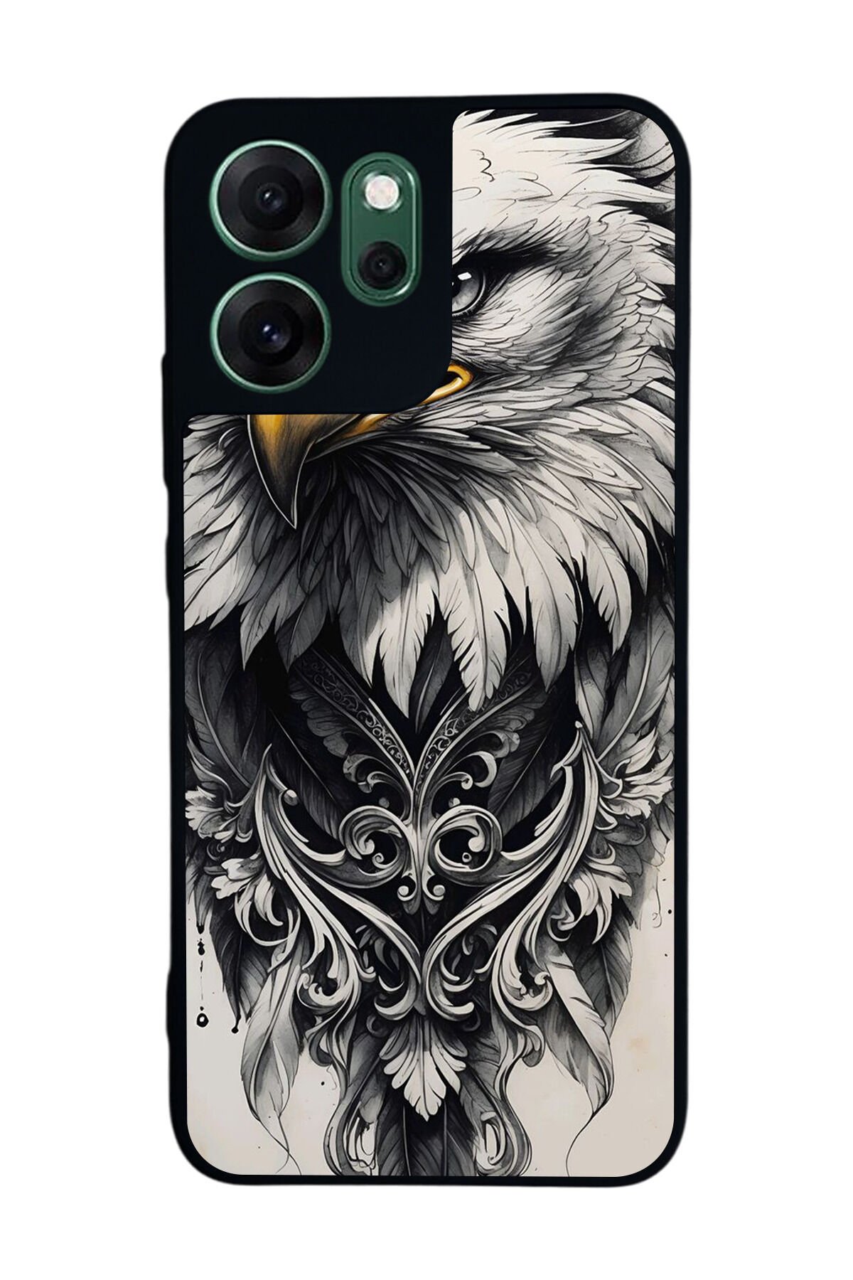 Oppo Reno 14F Uyumlu Besiktas Tasarımlı Glossy Premium Kılıf