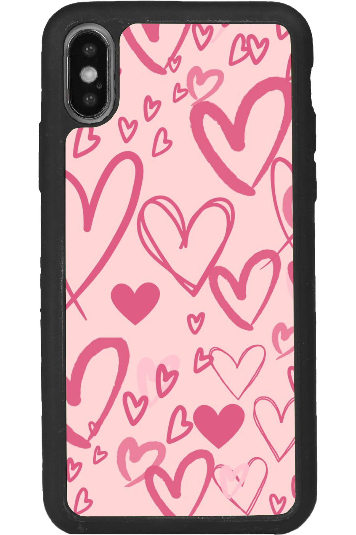 iPhone XS Max Uyumlu Mat Siyah uyumlu Kılıf – Yumuşak Silikon, Koruyucu, Şok Emici Kapak