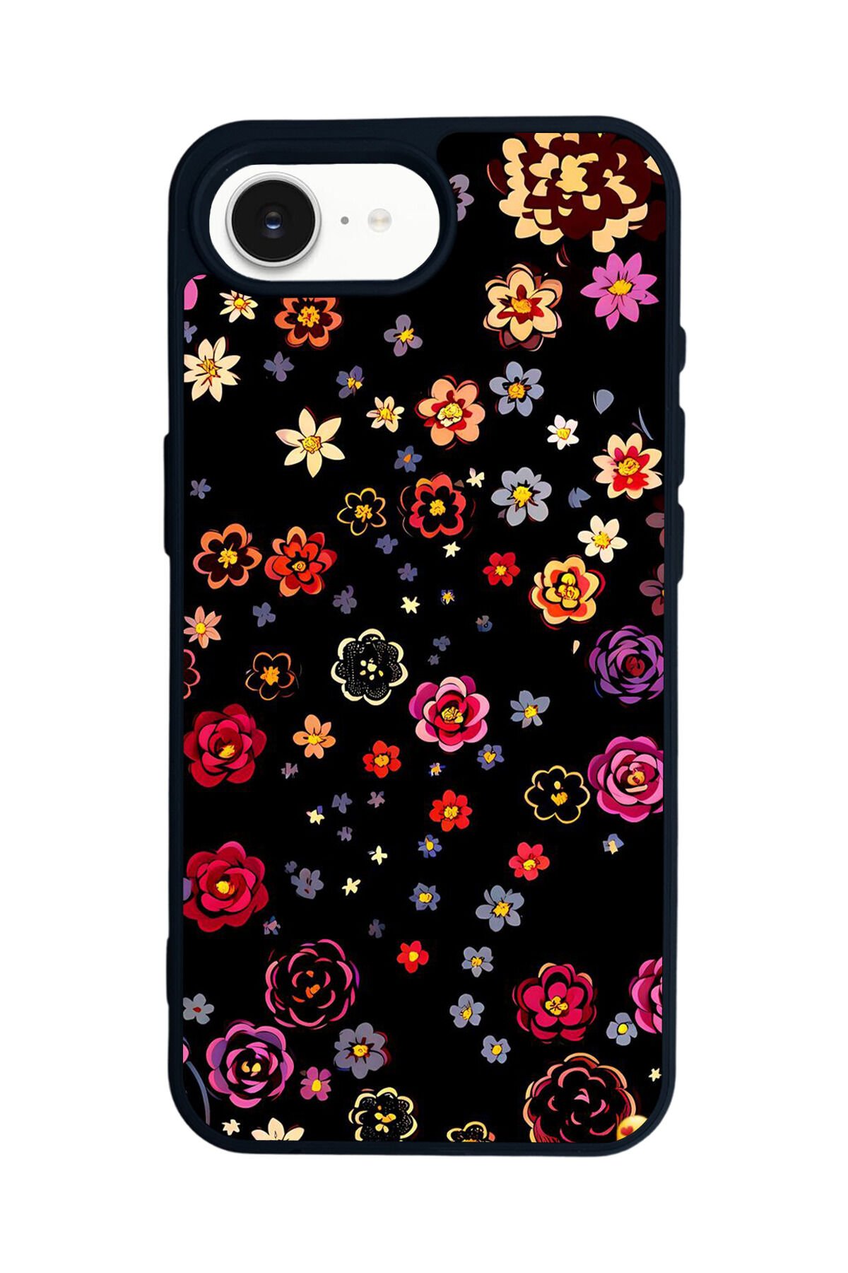iPhone 16E Uyumlu Floral Tasarımlı Glossy Premium Kılıf