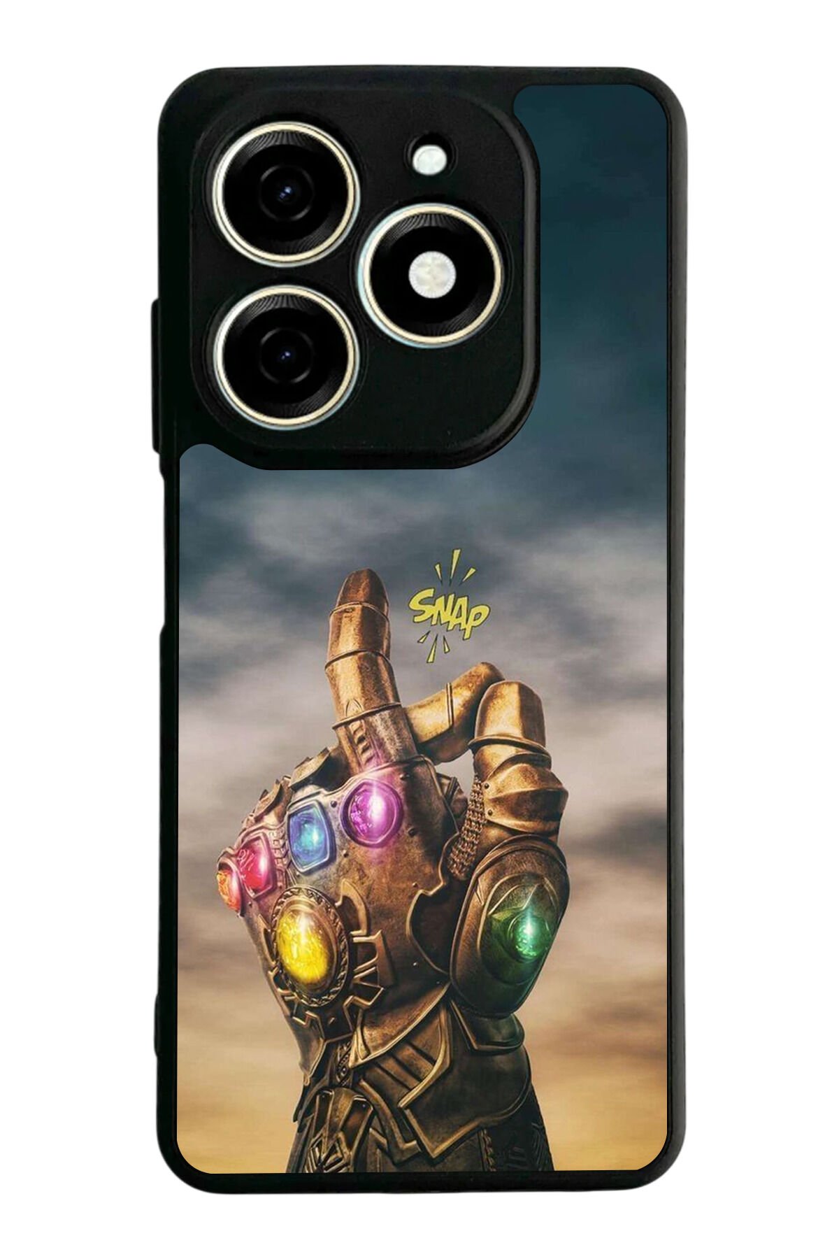 Infınıx Smart 8 Pro Uyumlu Thanos Tasarımlı Glossy Premium Kılıf