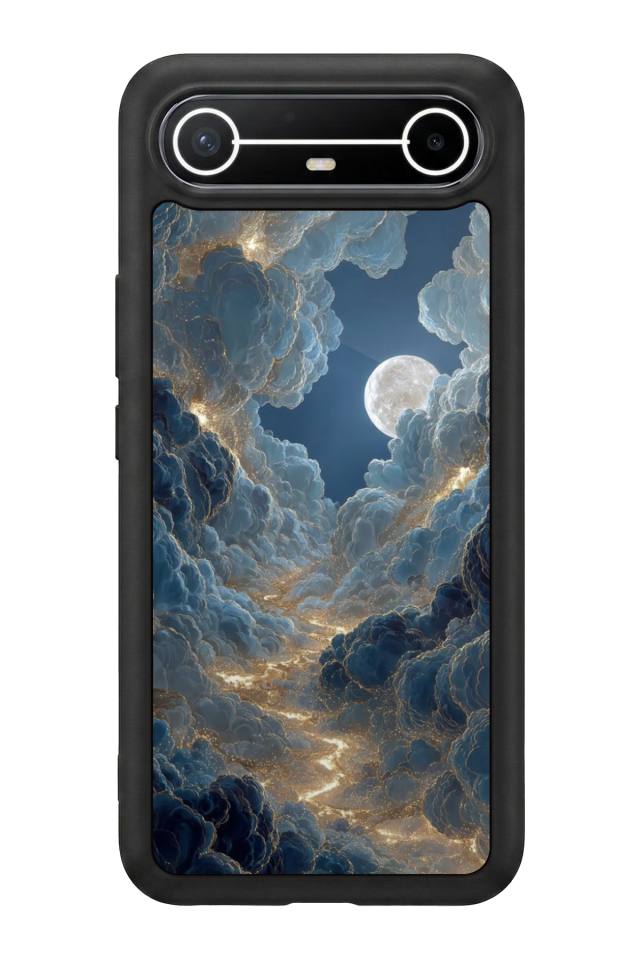 Tecno Spark Slim 5G Uyumlu Ay Tasarımlı Glossy Premium Kılıf