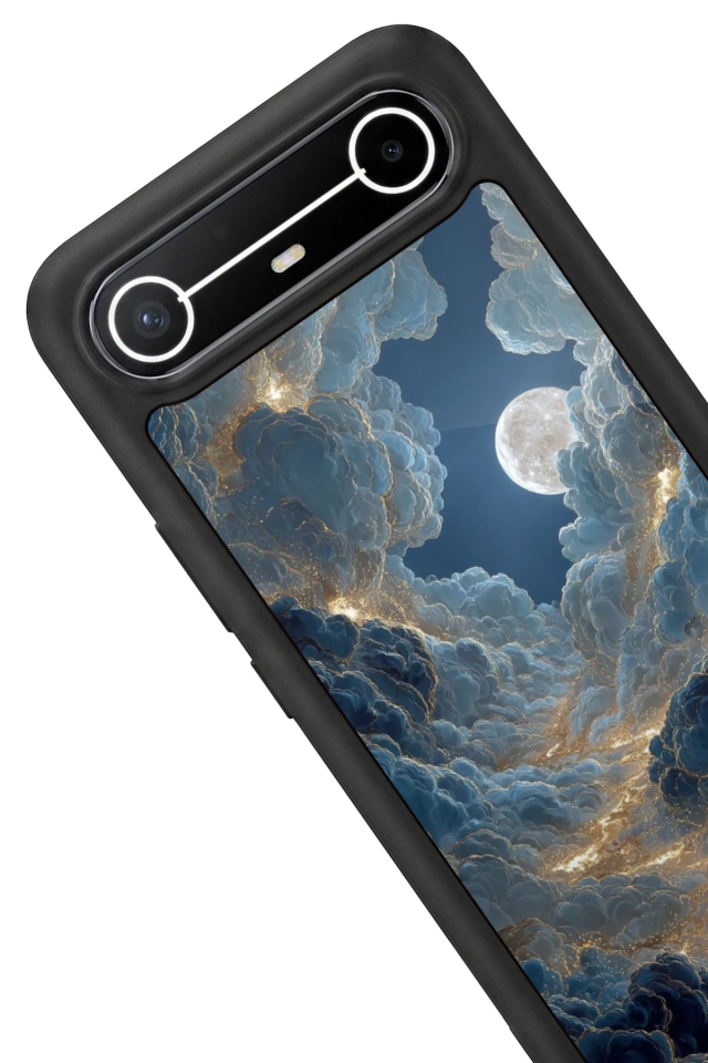 Tecno Spark Slim 5G Uyumlu Ay Tasarımlı Glossy Premium Kılıf