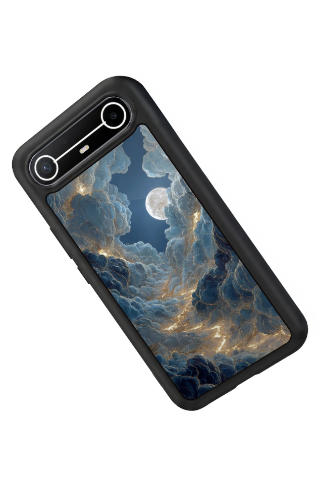 Tecno Spark Slim 5G Uyumlu Ay Tasarımlı Glossy Premium Kılıf