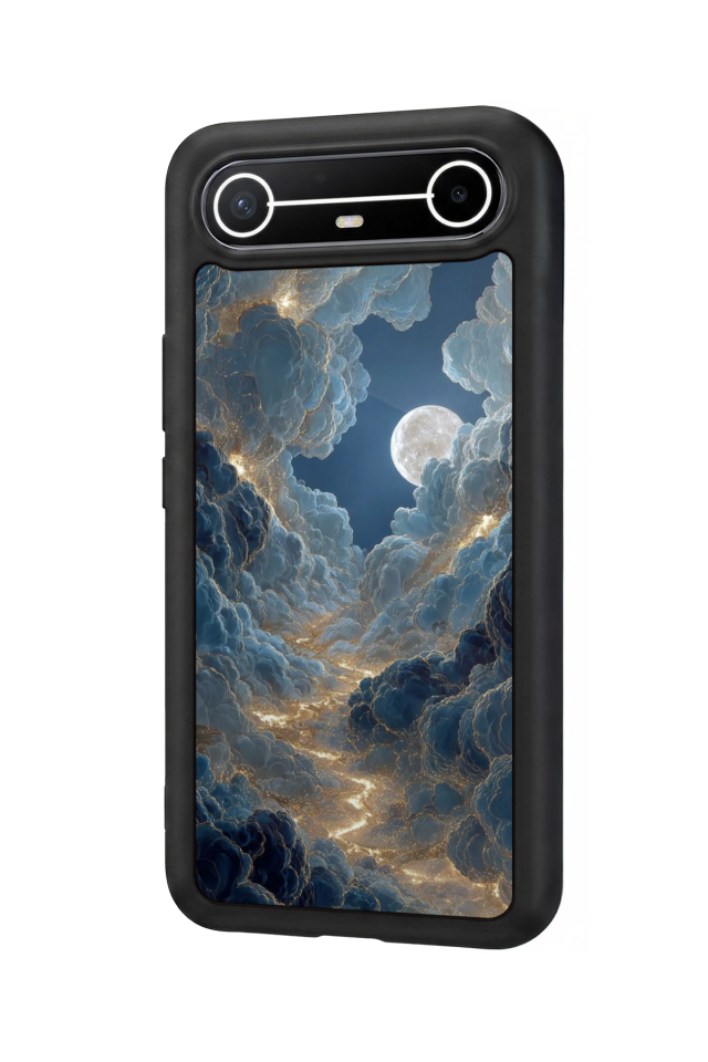 Tecno Spark Slim 5G Uyumlu Ay Tasarımlı Glossy Premium Kılıf