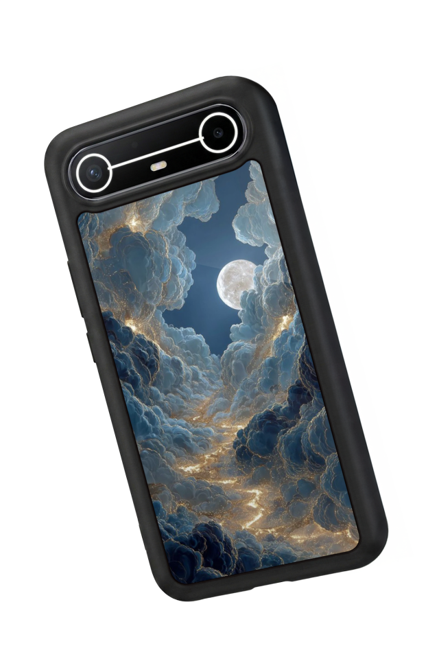 Tecno Spark Slim 5G Uyumlu Ay Tasarımlı Glossy Premium Kılıf