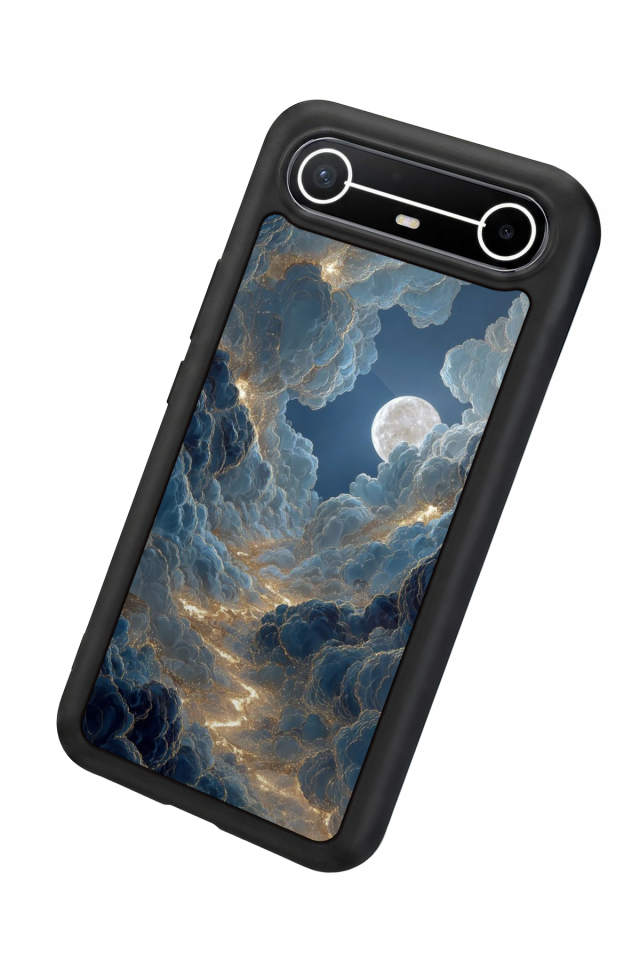 Tecno Spark Slim 5G Uyumlu Ay Tasarımlı Glossy Premium Kılıf