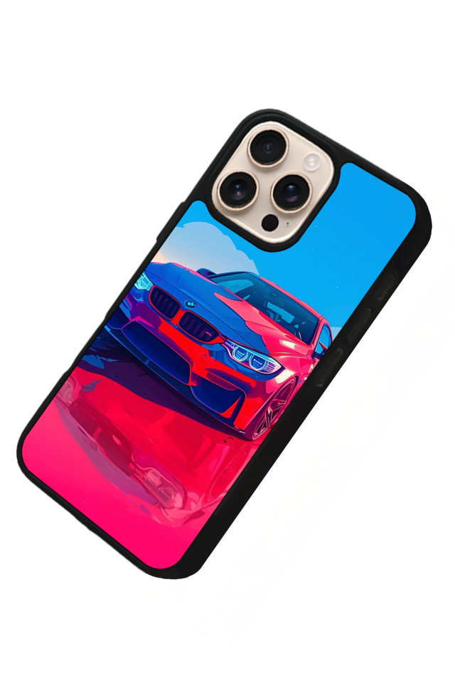 iPhone 14 Pro Uyumlu BMW Tasarımlı Glossy Premium Kılıf
