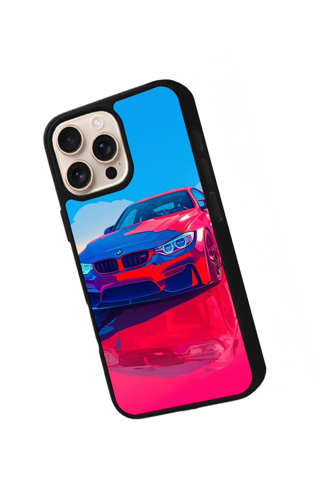 iPhone 14 Pro Uyumlu BMW Tasarımlı Glossy Premium Kılıf