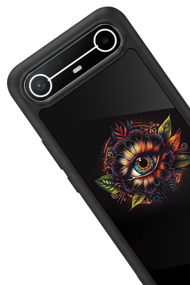 Tecno Spark Slim 5G Uyumlu Göz Tasarımlı Glossy Premium Kılıf