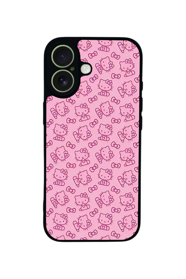 iPhone 17 Uyumlu HelloKitty Tasarımlı Glossy Premium Kılıf