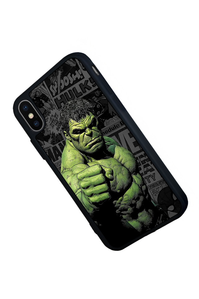 iPhone XS Max Uyumlu Hulk Tasarımlı Glossy Premium Kılıf