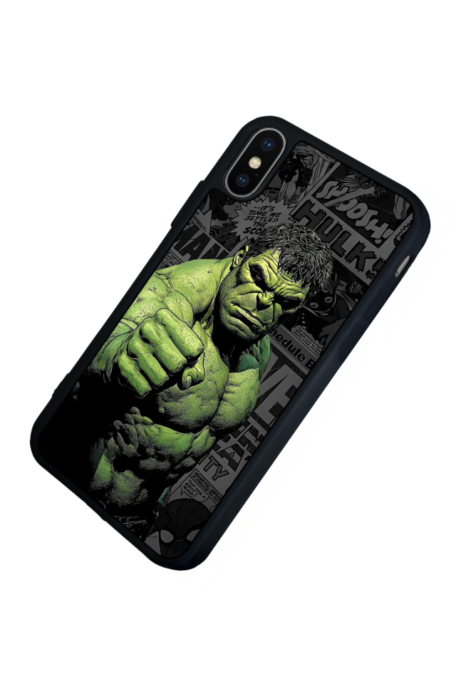 iPhone XS Max Uyumlu Hulk Tasarımlı Glossy Premium Kılıf