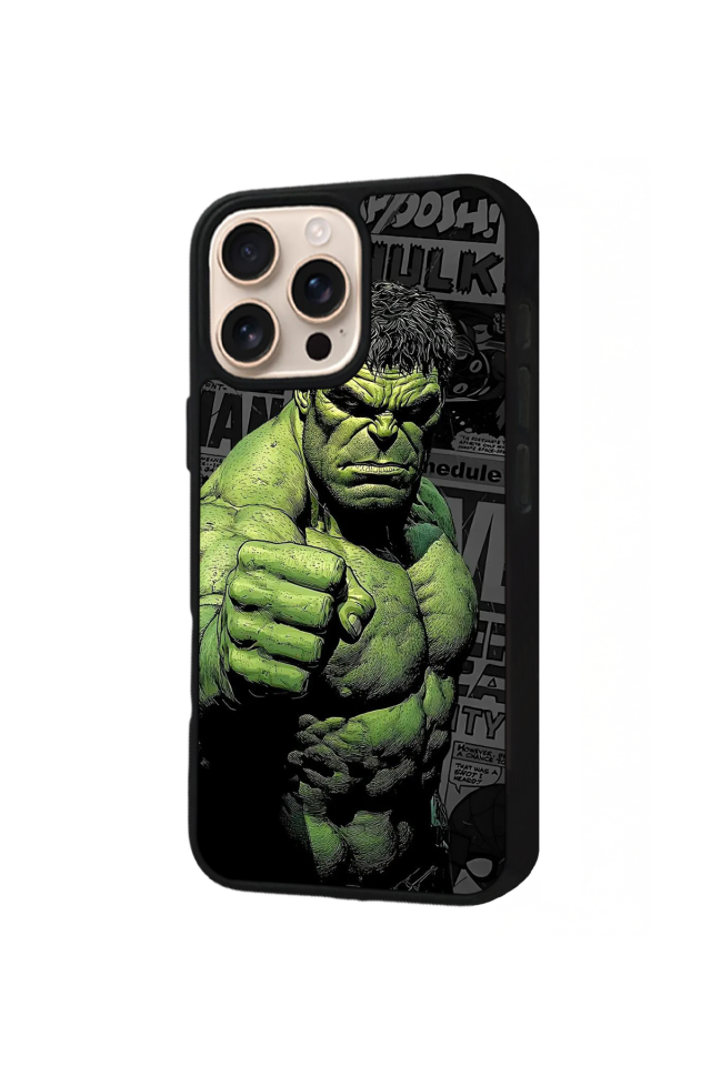 iPhone 15 Pro Max Uyumlu Hulk Tasarımlı Glossy Premium Kılıf