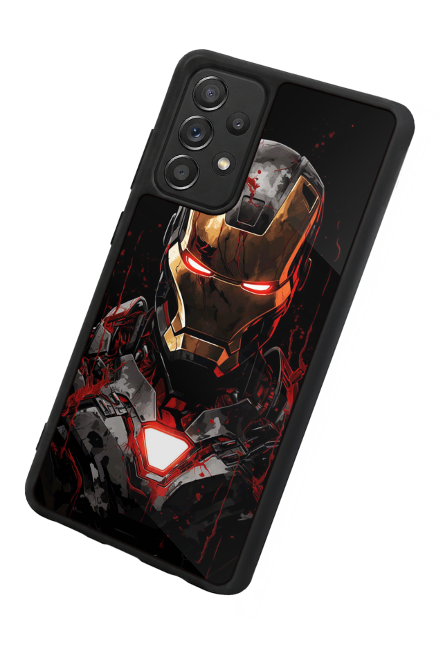 Samsung Galaxy A72 Uyumlu  Iron Man ( Demir Adam ) Tasarımlı Glossy Premium Kılıf