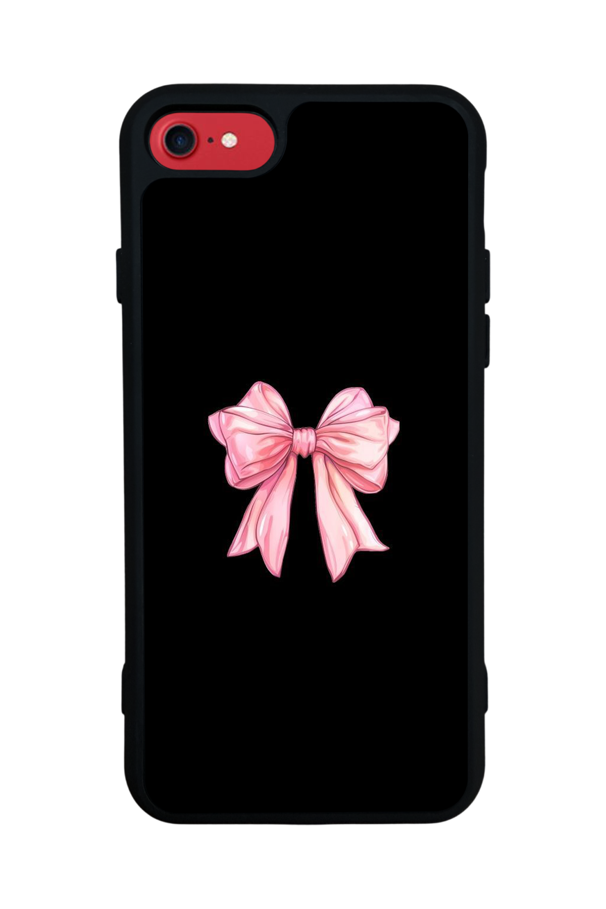 iPhone 8 Uyumlu Kurdele Tasarımlı Glossy Premium Kılıf