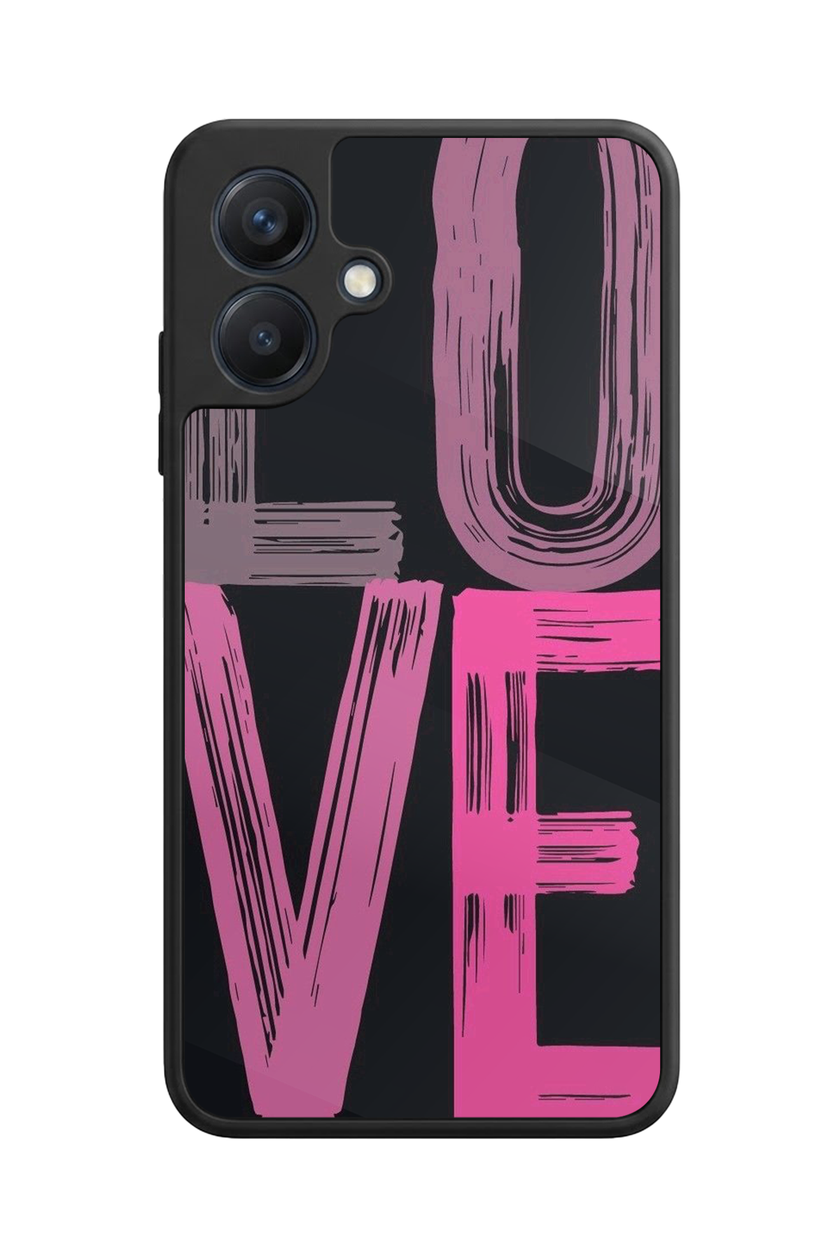 Samsung Galaxy A07 Uyumlu Love Tasarımlı Glossy Premium Kılıf