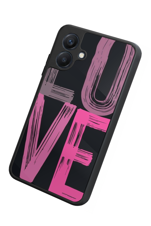 Samsung Galaxy A07 Uyumlu Love Tasarımlı Glossy Premium Kılıf