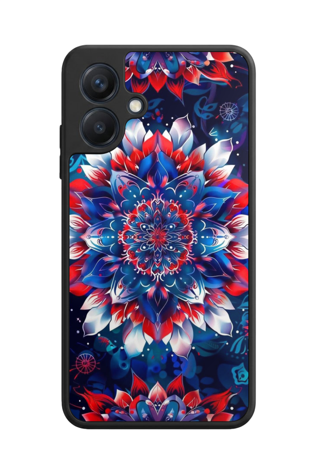 Samsung Galaxy A07 Uyumlu Mandala Tasarımlı Glossy Premium Kılıf