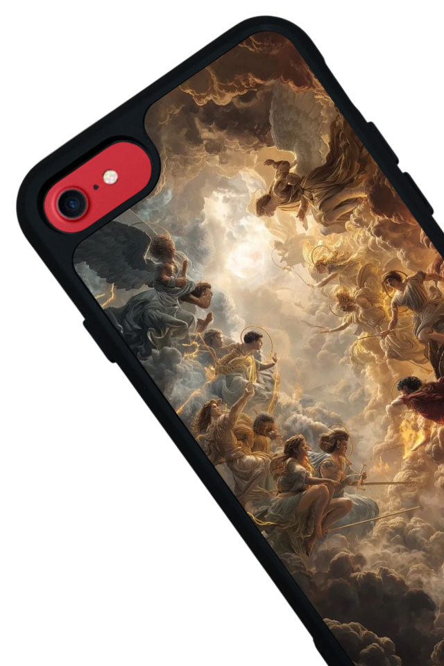 iPhone 7 Uyumlu Melek Tasarımlı Glossy Premium Kılıf