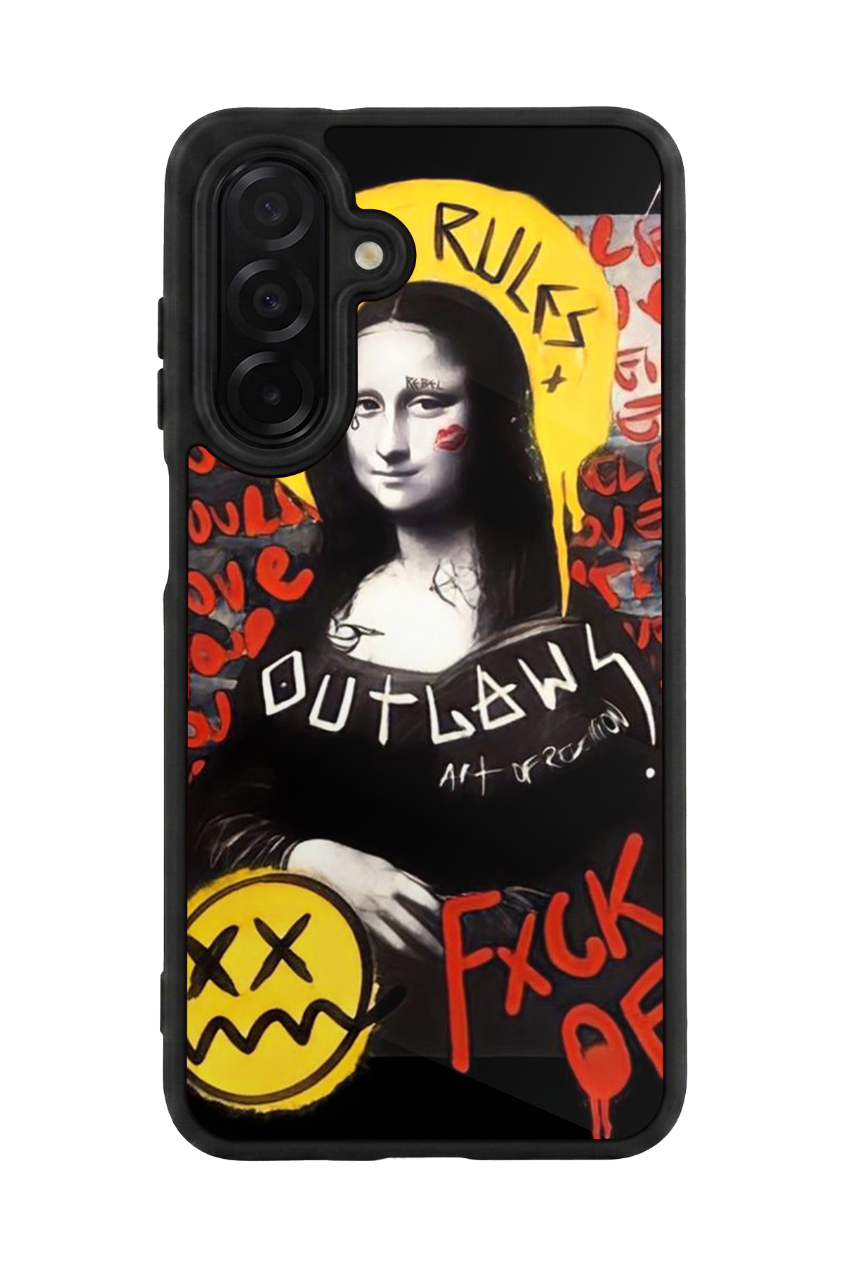 Samsung Galaxy A56 Uyumlu Monalisa Tasarımlı Glossy Premium Kılıf