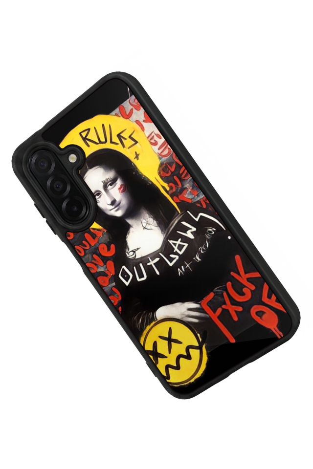 Samsung Galaxy A56 Uyumlu Monalisa Tasarımlı Glossy Premium Kılıf