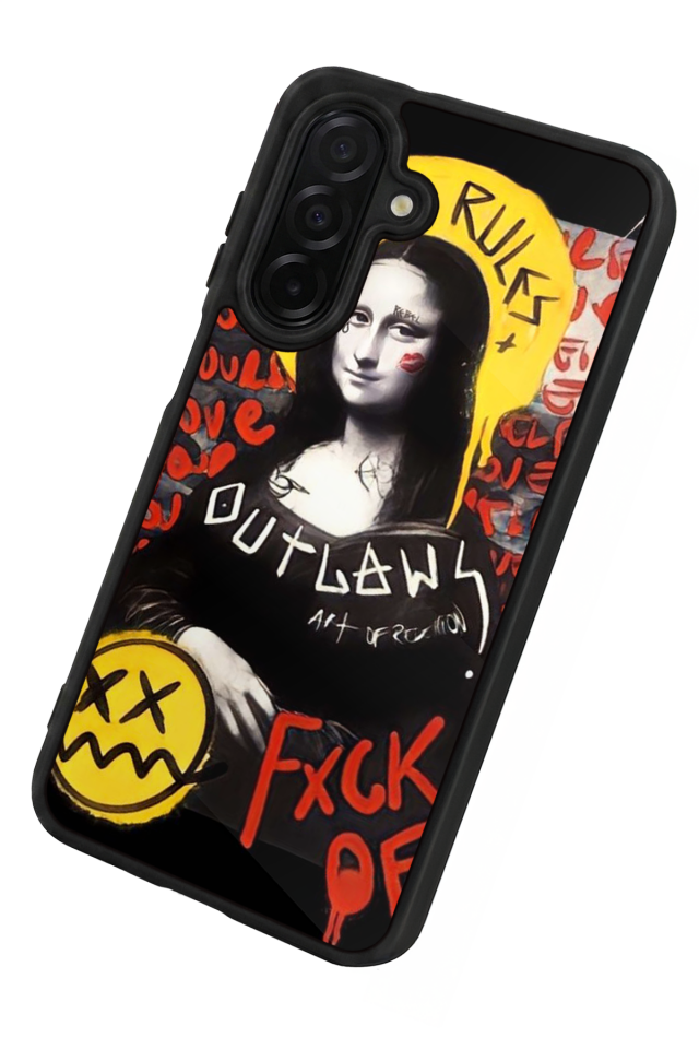 Samsung Galaxy A56 Uyumlu Monalisa Tasarımlı Glossy Premium Kılıf
