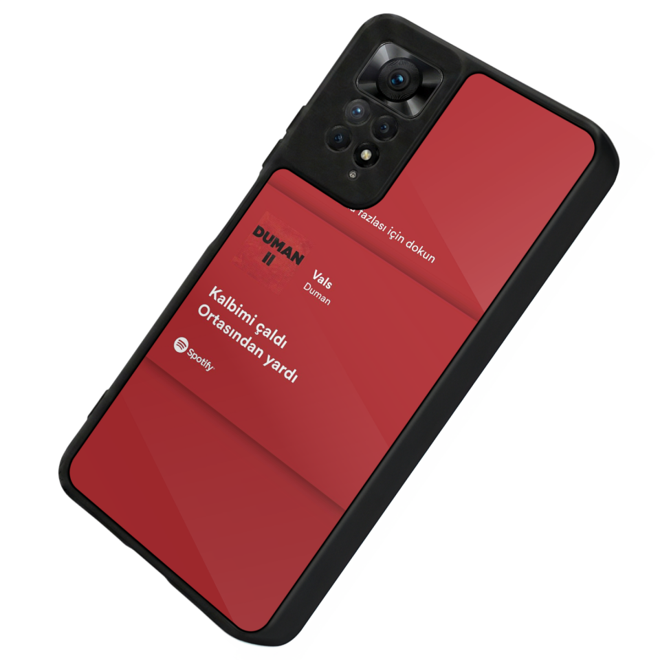 Xiaomi Redmi Note 12 Pro Uyumlu Sarki Sozleri Tasarımlı Glossy Premium Kılıf