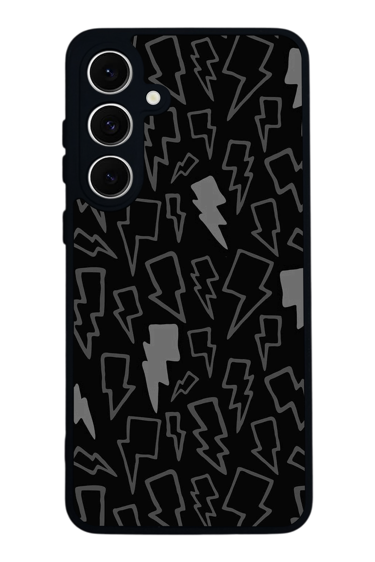 Samsung Galaxy A16 Uyumlu Simsek Tasarımlı Glossy Premium Kılıf