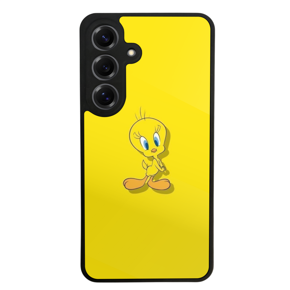 Samsung Galaxy S25 Uyumlu Tweety Tasarımlı Glossy Premium Kılıf