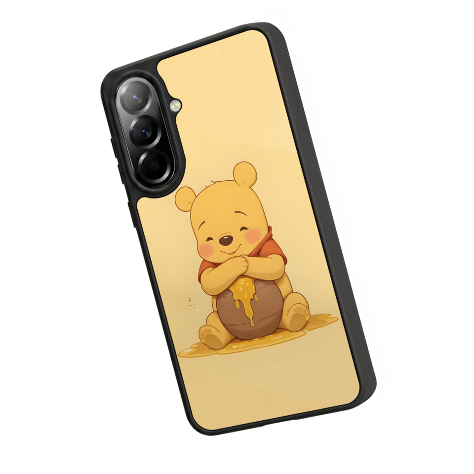 Samsung Galaxy A37 Uyumlu Winnie Tasarımlı Glossy Premium Kılıf
