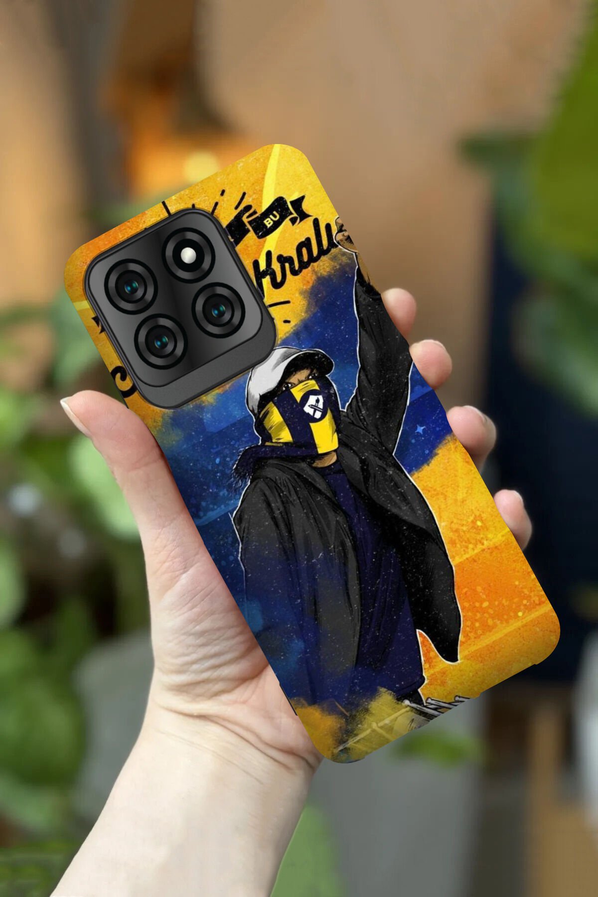 Reeder S71 Uyumlu Kamera Korumalı Futbol Takımı Desenli HD Baskılı Silikon Kılıf