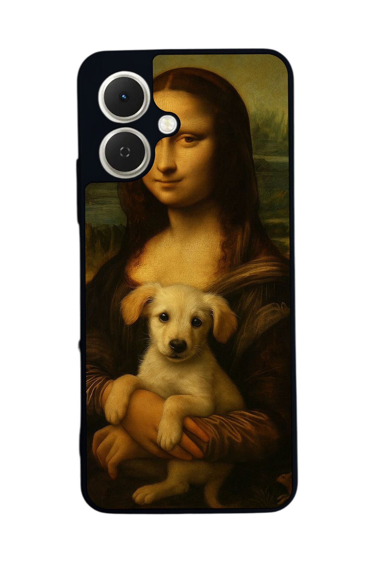 Tecno Spark GO 2 Uyumlu Monalisa Tasarımlı Glossy Premium Kılıf